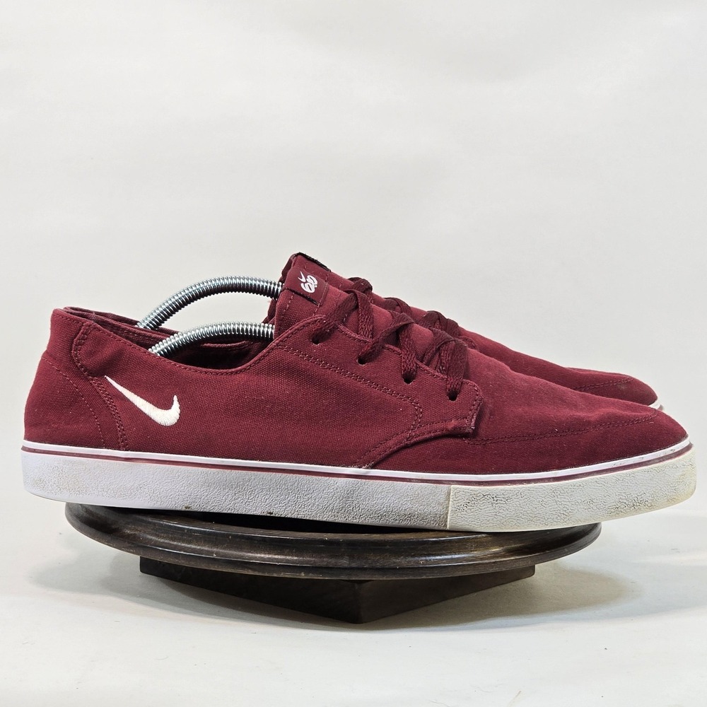 Nike SB Eric Koston Shoes Mens Size 13 Red Canvas Skateboarding Low 458697-610